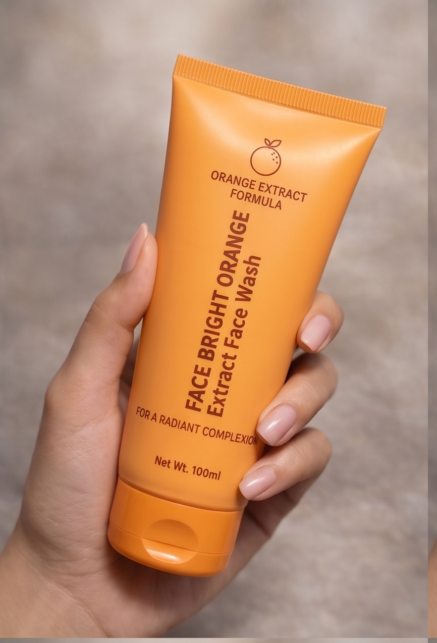 Face bright oragnge extract face wash