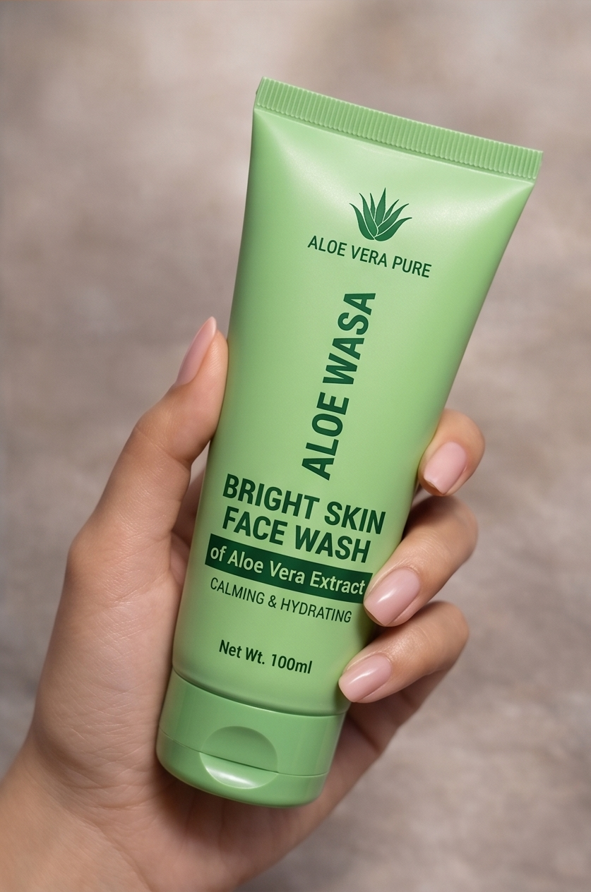 Bright Skin Face Wash of Aloe Vera Extract